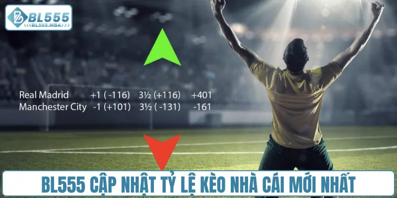 BL555 cập nhật tỷ lệ kèo nhà cái mới nhất